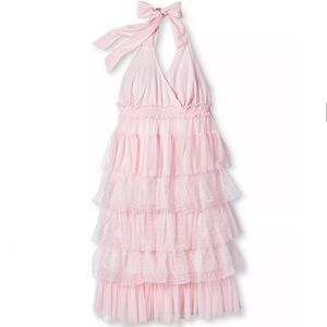 Loveshackfancy Target Halter Tiered Dress